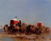 Caravan In The Desert - 阿尔贝托·帕西尼